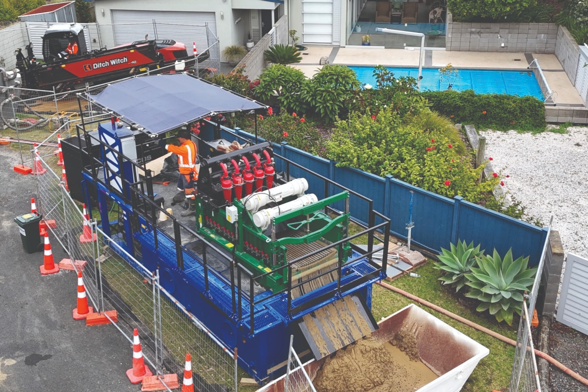 CDS’s American Auger M300DH Cleaning System, supplied by CEA NZ. Image: CEA.