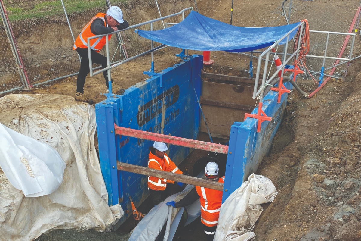 Extensive planning ensured the project's safe execution with minimal impact to the adjacent Waimea Inlet. Image: TDG Environmental