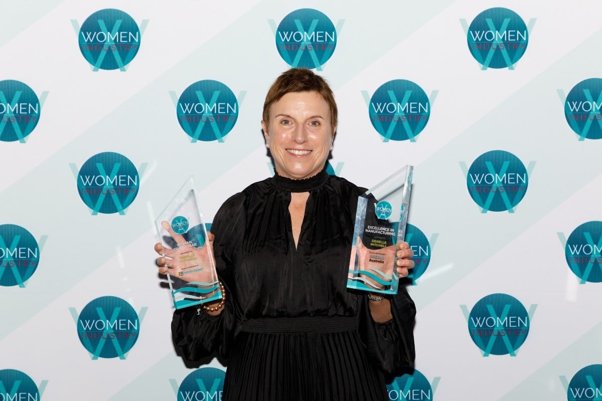 The 2024 Woman of the Year was Derelle Mitchell from Health Focus Manufacturing. Image: Prime Creative Media