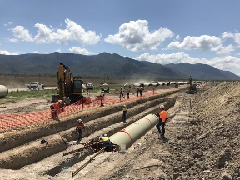 The Haughton Pipeline Project in Townsville.