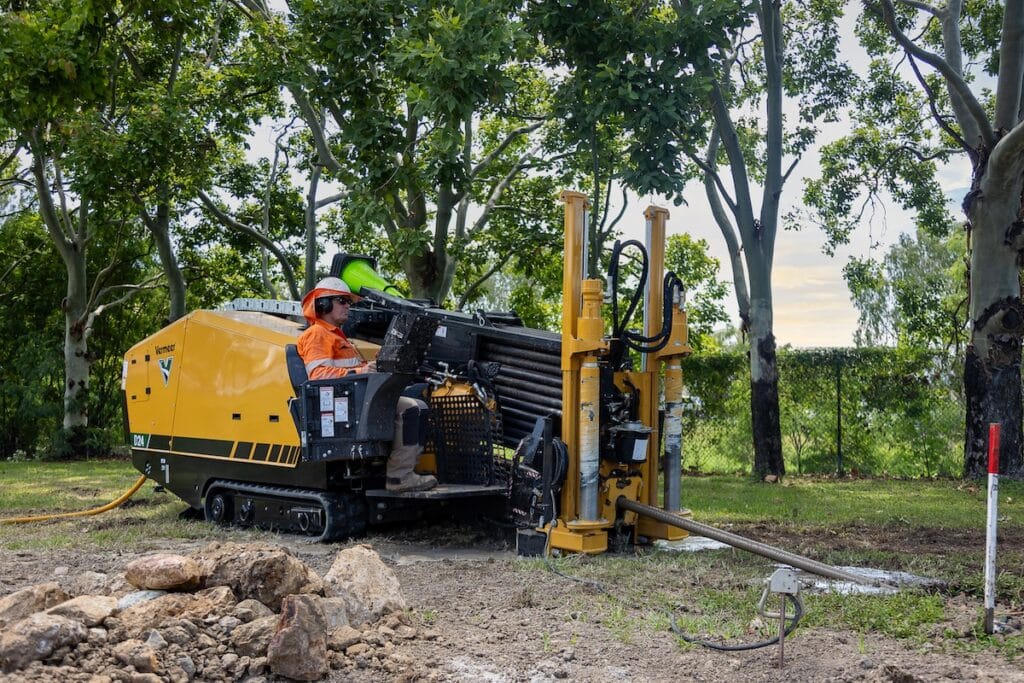 SEQ Trenchless uses the D24 drill for a wide variety of trenchless installations of utility pipes.