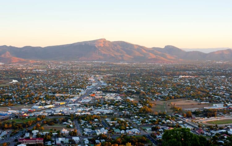 View over Townsville towards Mt Stuart.