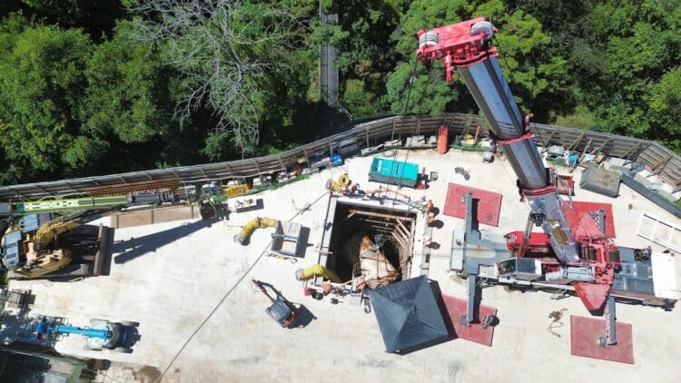 Ironbark JV launchpit on the Thornleigh Pipeline Duplication project in Sydney.